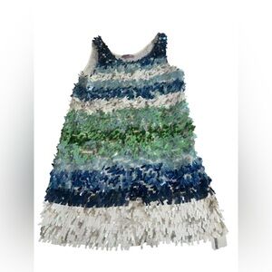 Calypso St. Barth Blue and Green Sequin Dress
